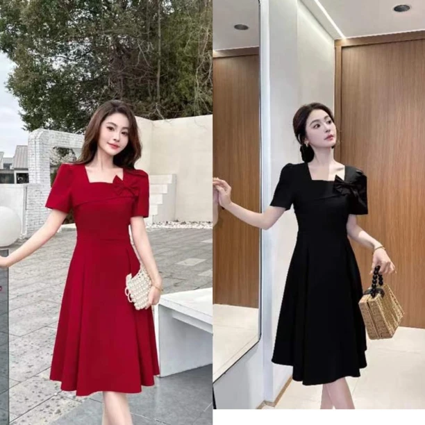 夏季冰感收腰显瘦高弹力连衣裙019