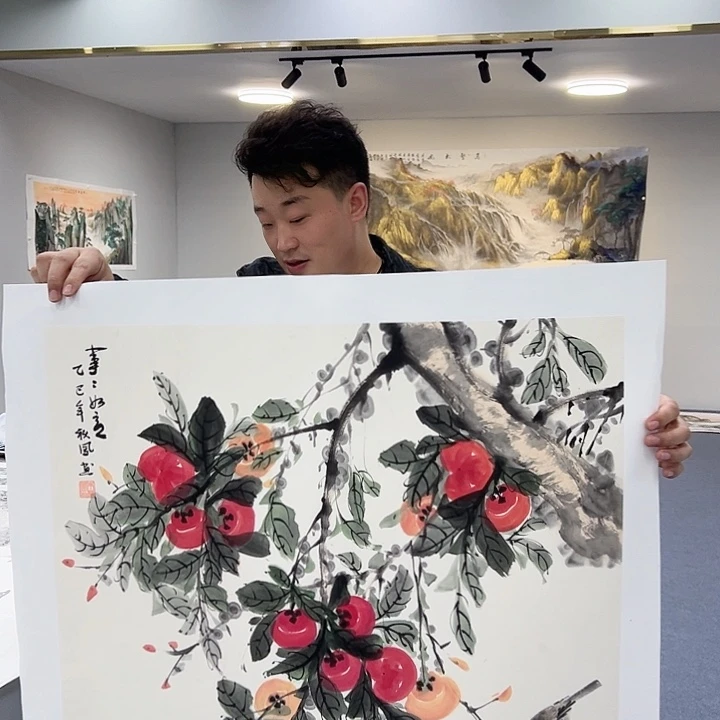 国画国画作品宣纸纯手绘