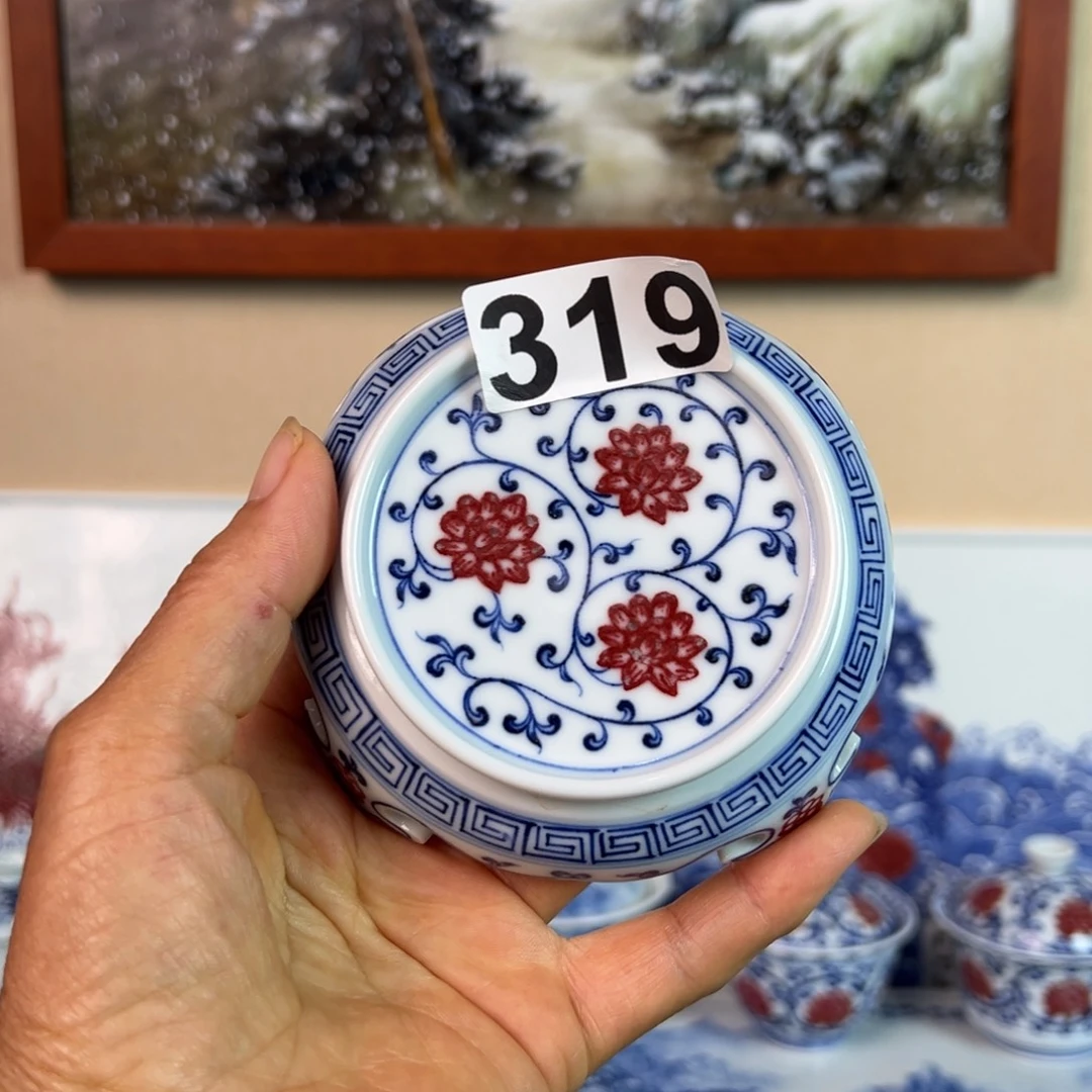 现代瓷青花釉里红工艺