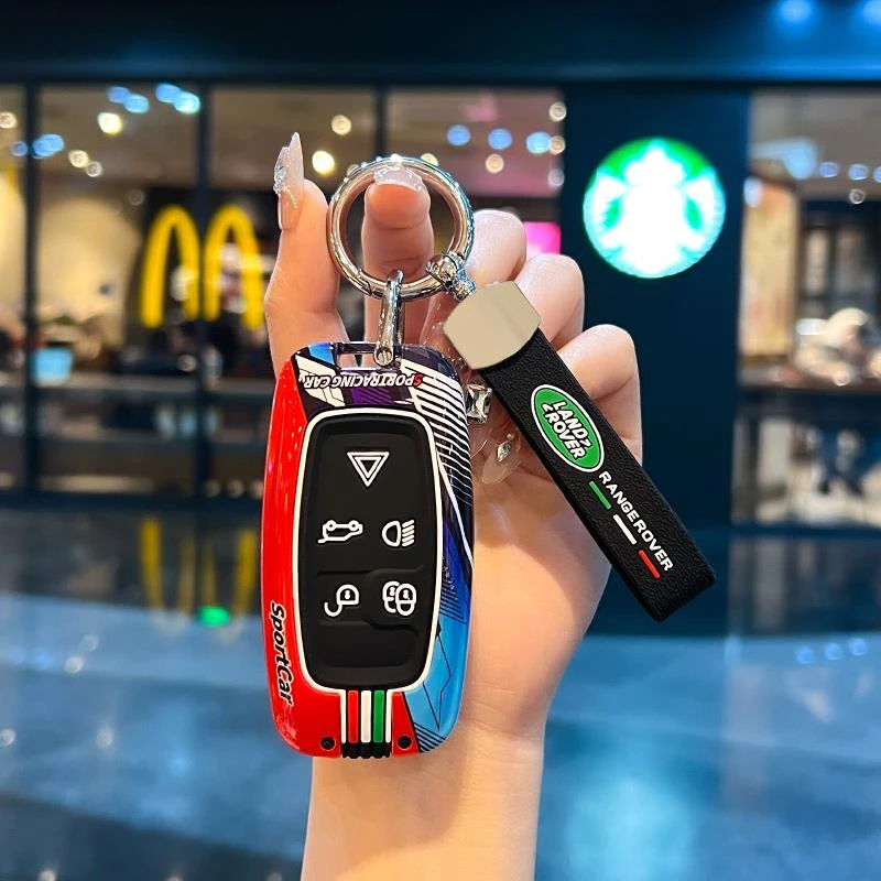 适用于老款路虎揽胜运动版行政发现4神行者2钥匙包套2010/11/12款