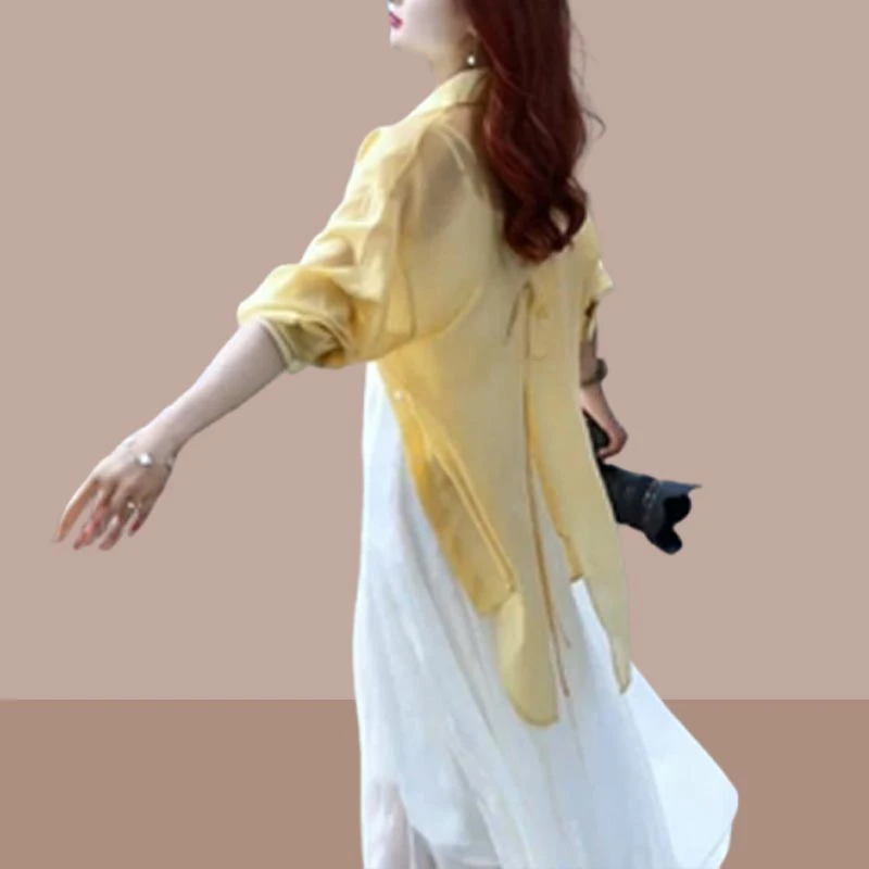网红穿搭ins潮时尚百搭女装防晒衣Polo领2025年夏季新款薄款外套