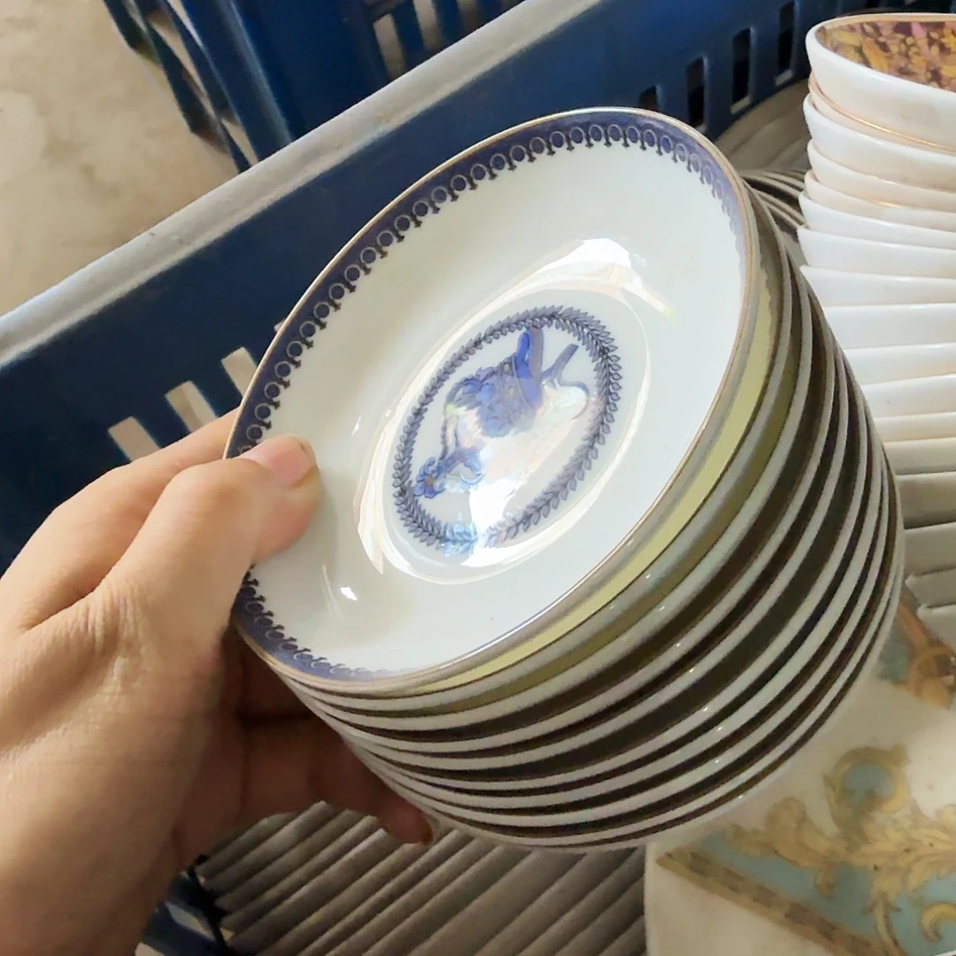 盖碗骨瓷陶瓷餐具家用工厂直销