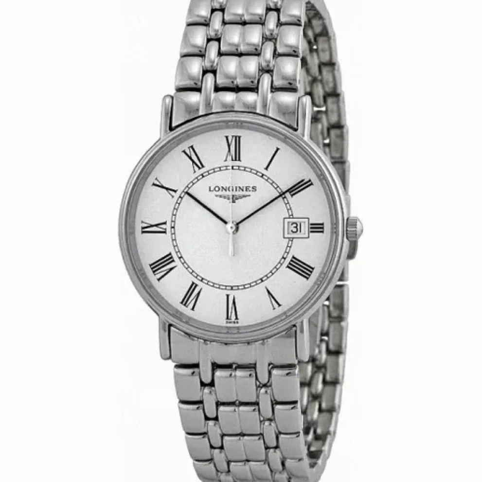 99新 Longines/浪琴 经典男士腕表白盘38.5mm优雅设计自动机械表