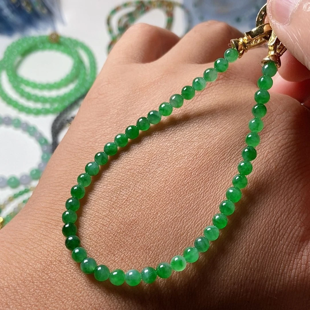 未镶嵌定制翡翠064天然缅甸翡翠卡4.3