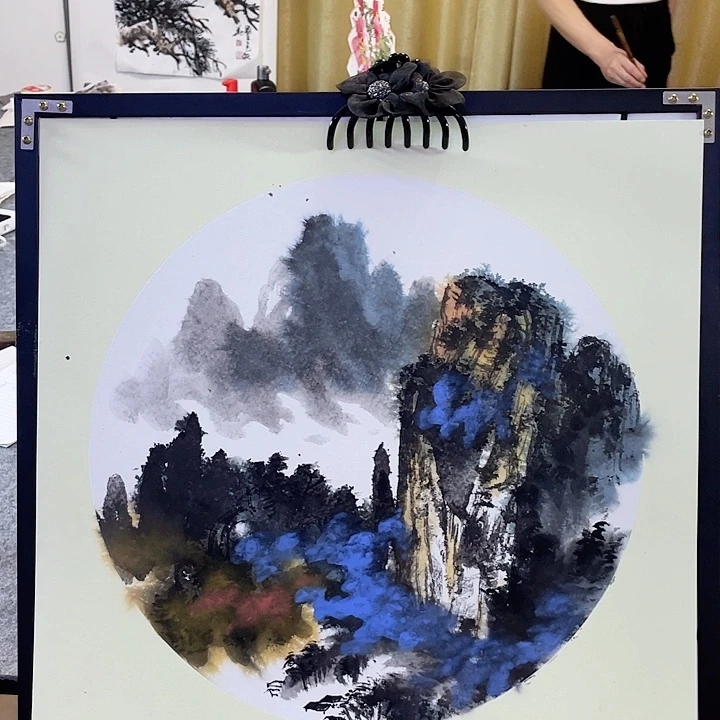 国画张圣敏先生纯手绘作品