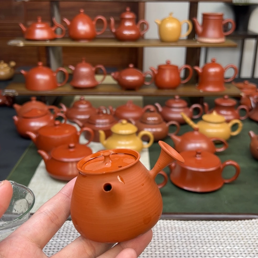 紫砂茶壶潮州手拉壶手拉壶