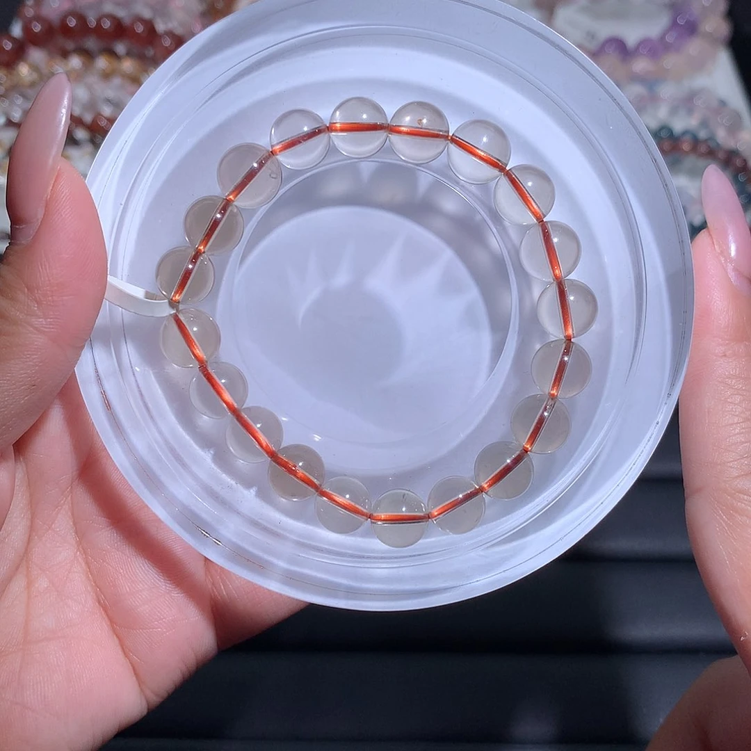 未镶嵌手链水晶巴西黄水9咪