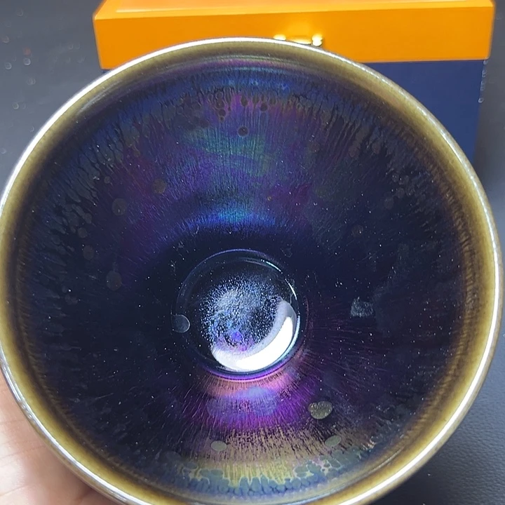 海***高茶盏建盏耀变点茶色