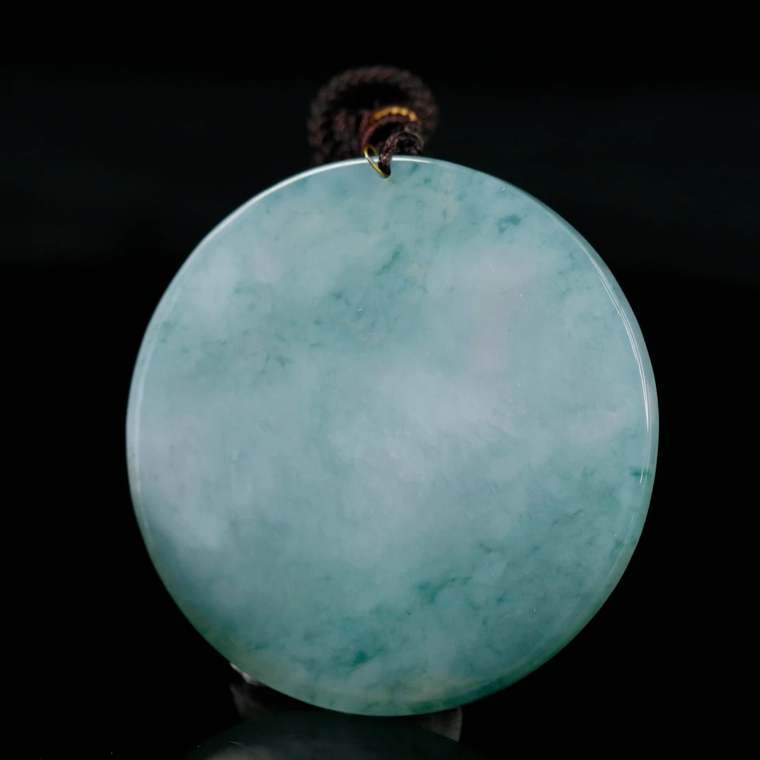 FC52天然缅甸A货飘花无事牌/401836/保利厦门拍卖