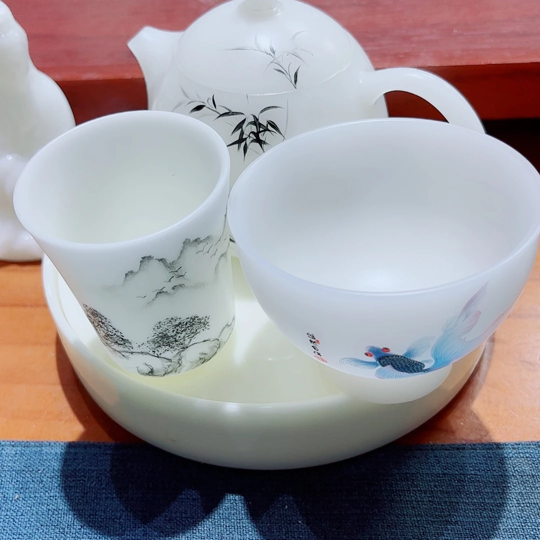 陶瓷素烧璞玉180cc加110cc