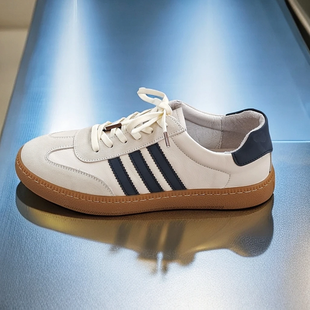 2025新款爆款德训男鞋休闲真皮板鞋小白鞋透气防滑耐磨百搭潮流