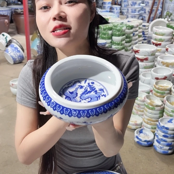 瓷片口径13厘米 高度6厘米