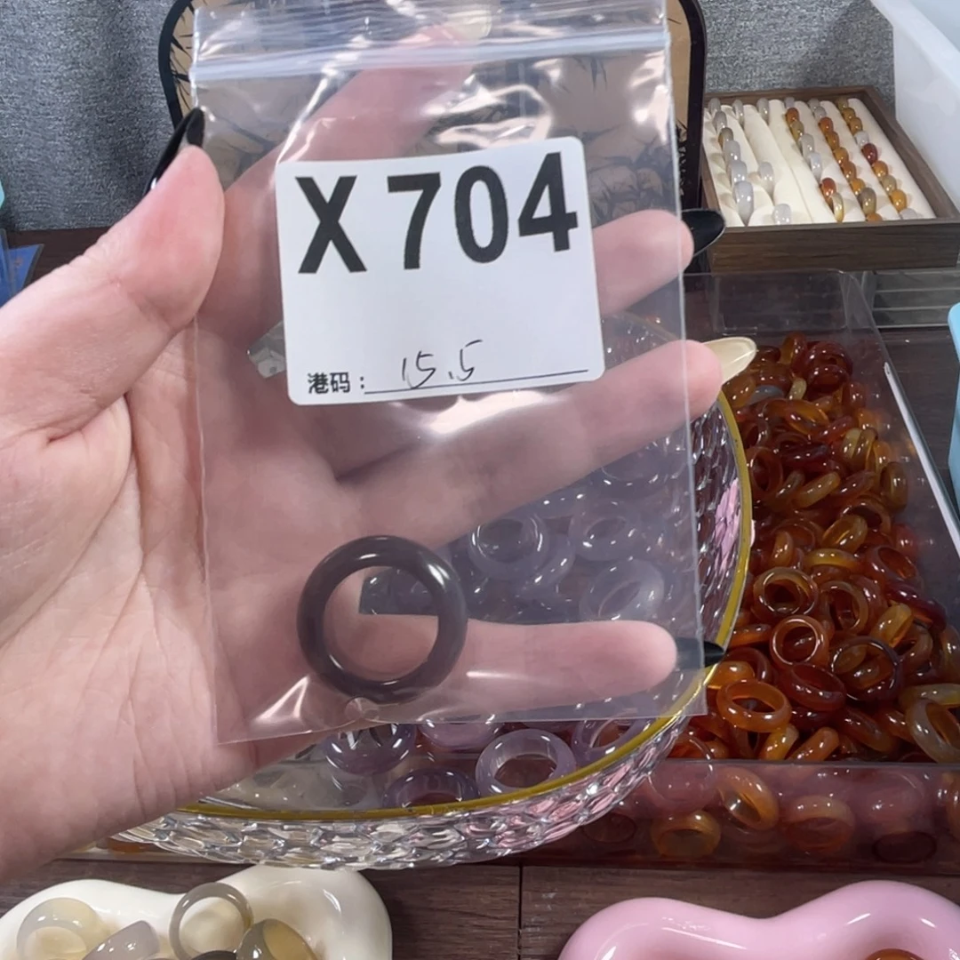 未镶嵌戒指玛瑙/玉髓704