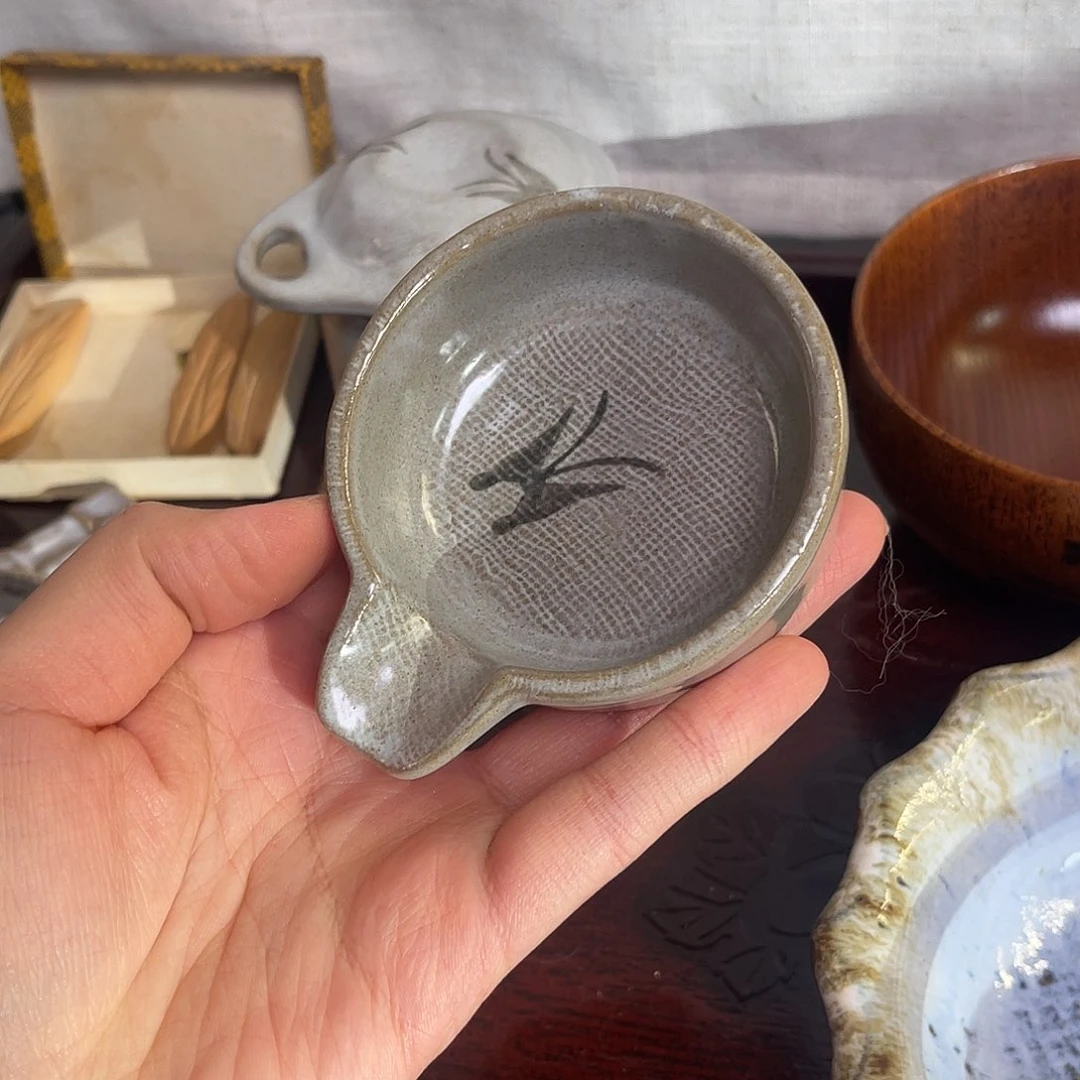 瓷片珍*蝴蝶小蘸料碟