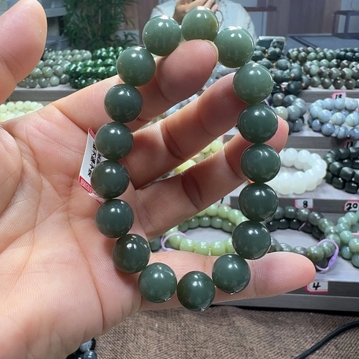手链未镶嵌和田玉新疆且末蓝卡12