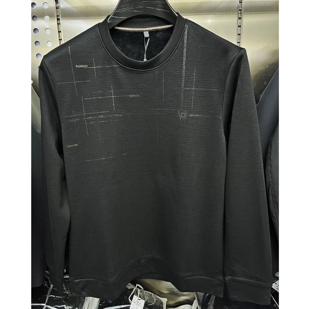 男士商务休闲加绒保暖卫衣1829