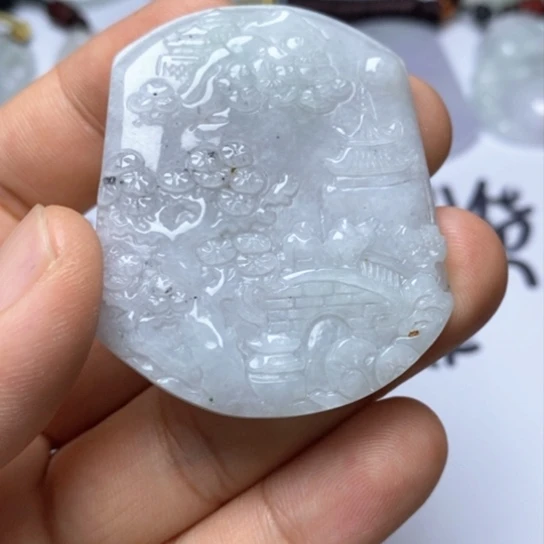 颈饰未镶嵌翡翠翡翠