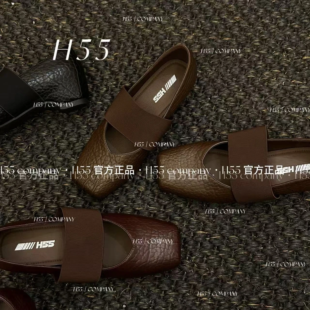 庞贝古城-东方韵味感芭蕾风玛丽珍单鞋4cm70-2848【X】