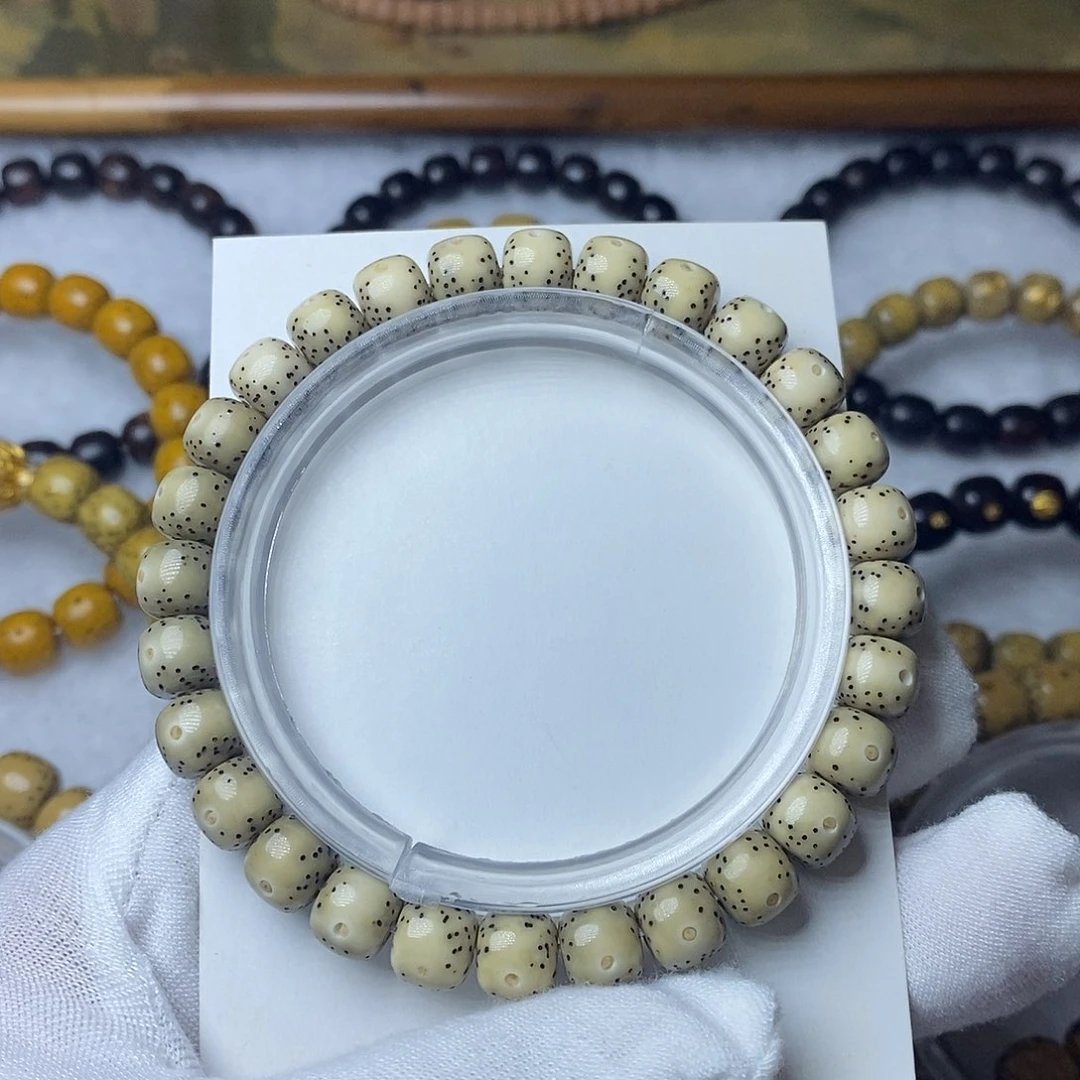 星月菩提手串87冰糖大留白