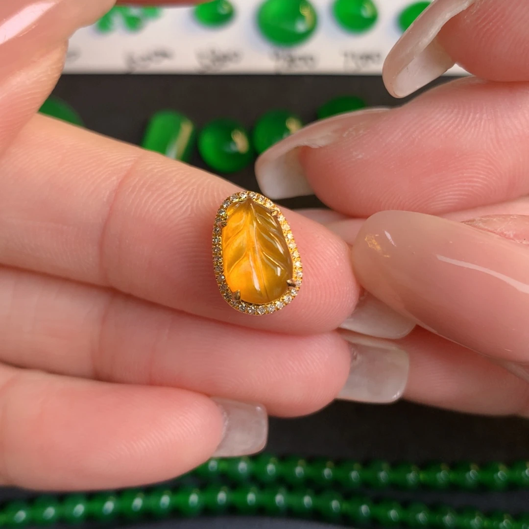 翡翠裸石11.38/7.87/5.9翡翠翡翠