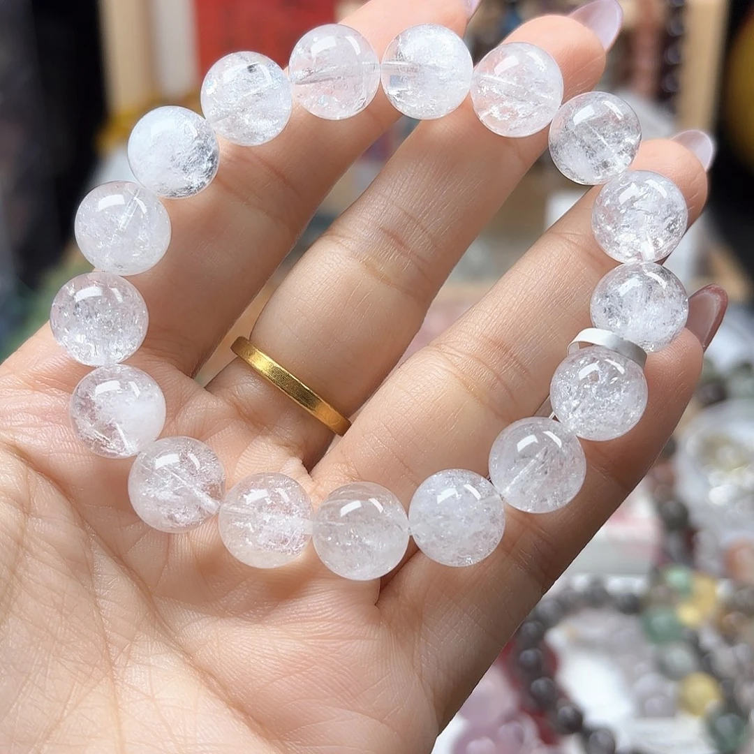 水晶手链未镶嵌白阿塞11.5