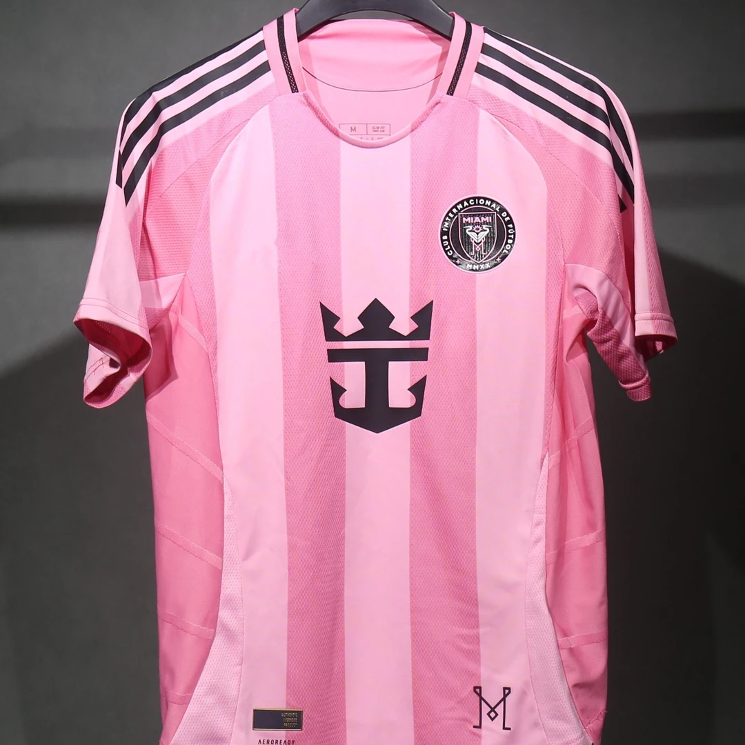 25/26迈阿密国际主场短袖球员版足球服速干运动服