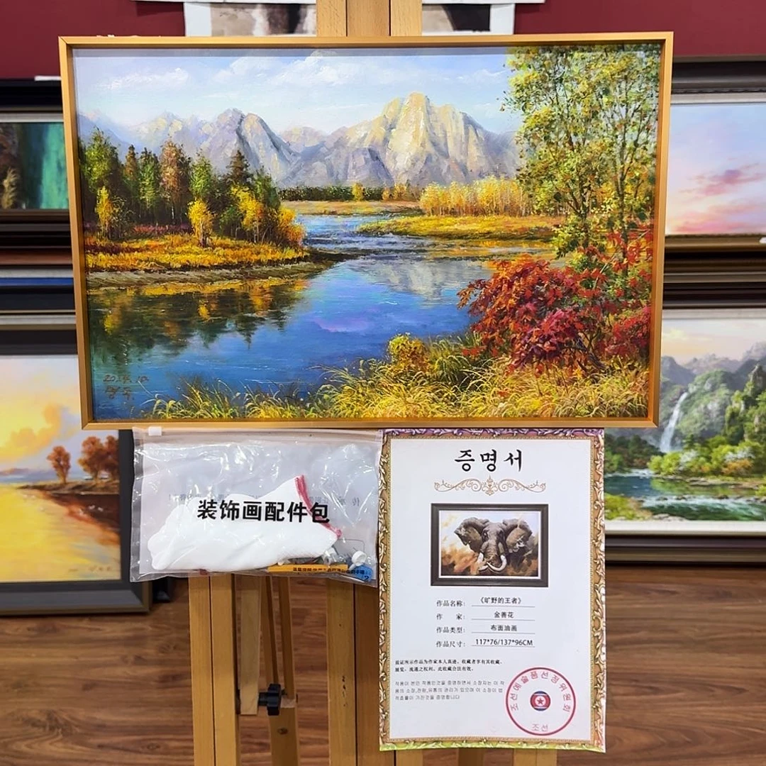 金***金油画原创手绘油画作品