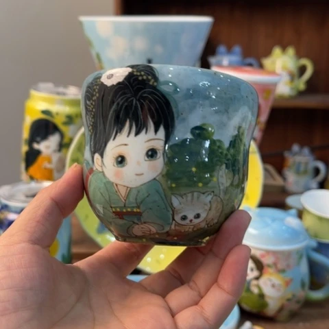 炉景德镇釉下手绘陶瓷