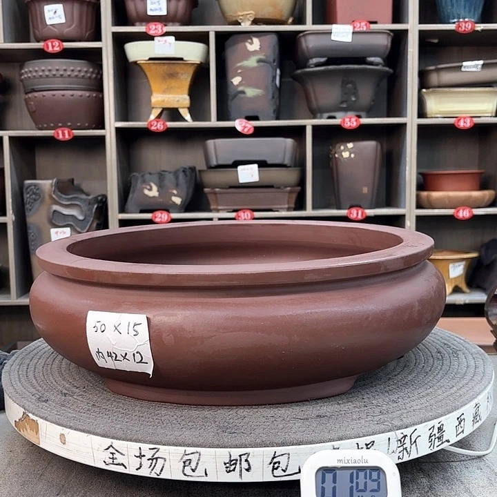 紫砂花盆聚**艺紫砂的颜色很好看