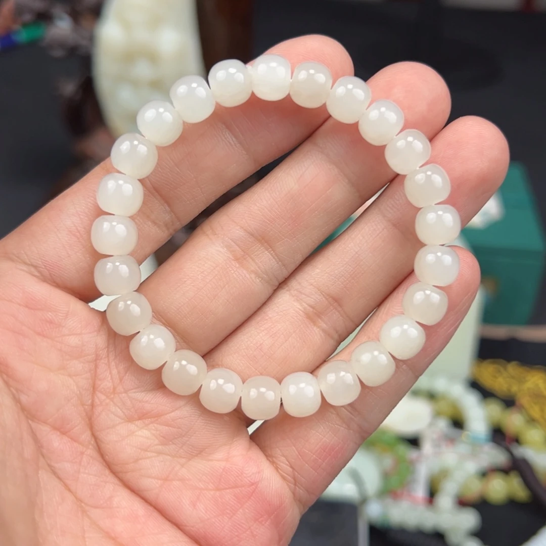 和田玉未镶嵌手链