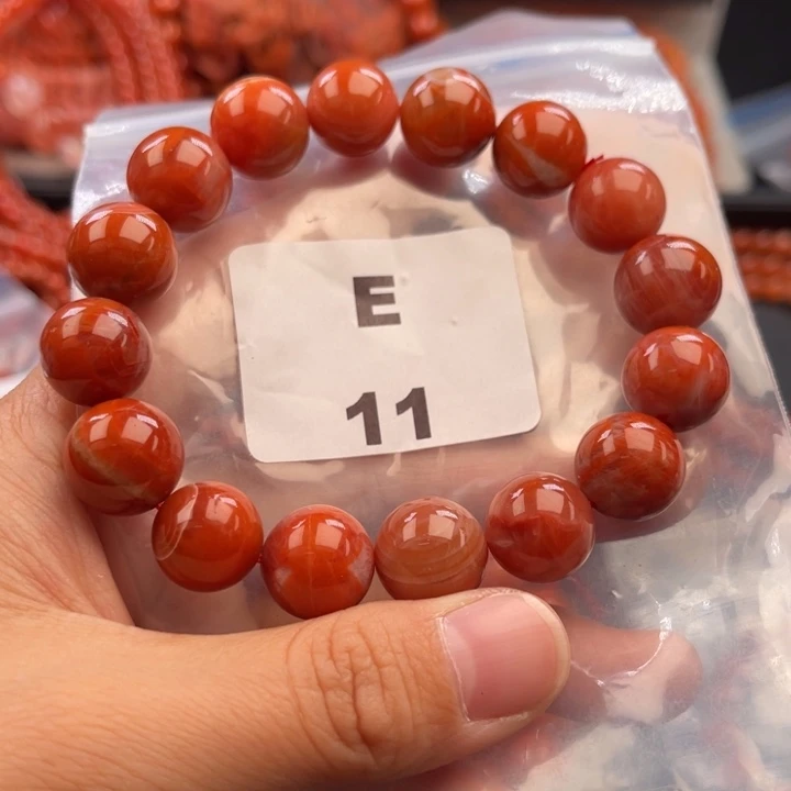 南红玛瑙未镶嵌多样性发货默认微瑕称重13mm