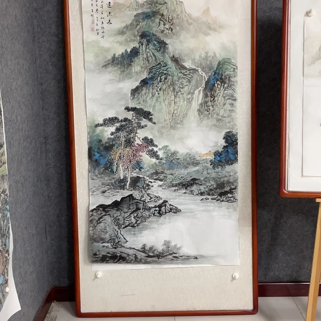 仗***行国画四尺画芯 捡漏 不带框