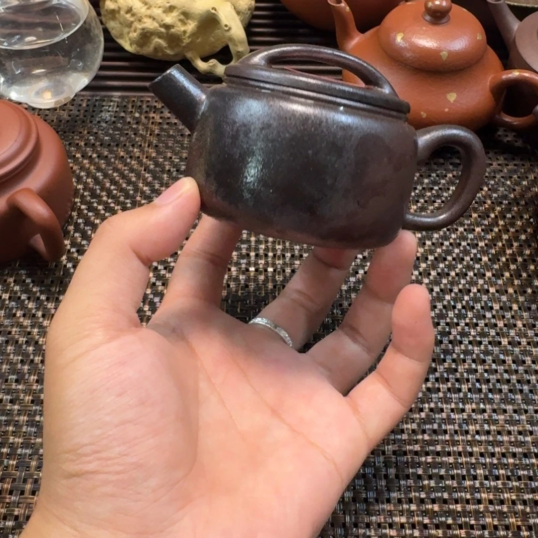 茶壶紫砂10号紫砂壶柴烧汉瓦150
