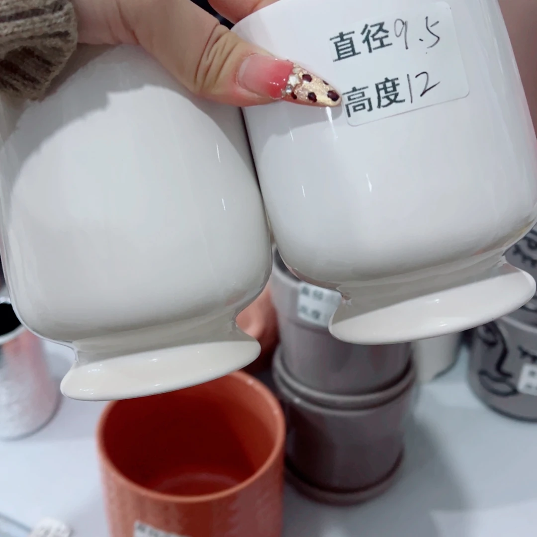 有孔，陶瓷花盆满10米包邮发货