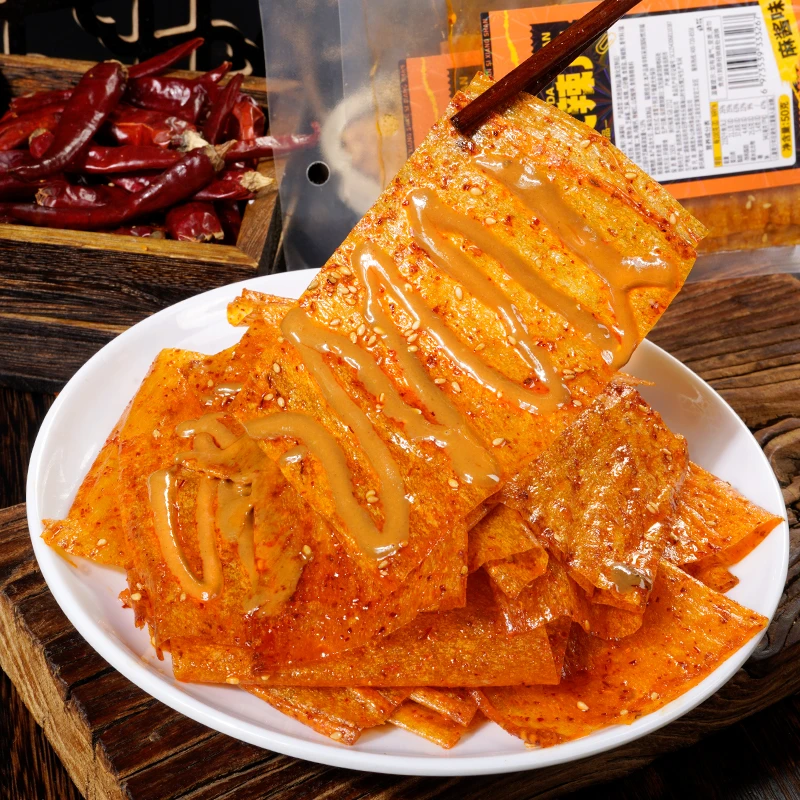 【麻酱大辣片】思乡山手撕大辣片儿时怀旧辣条豆制品追剧解馋小零食