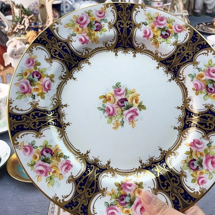 中古欧瓷瓷器小房子