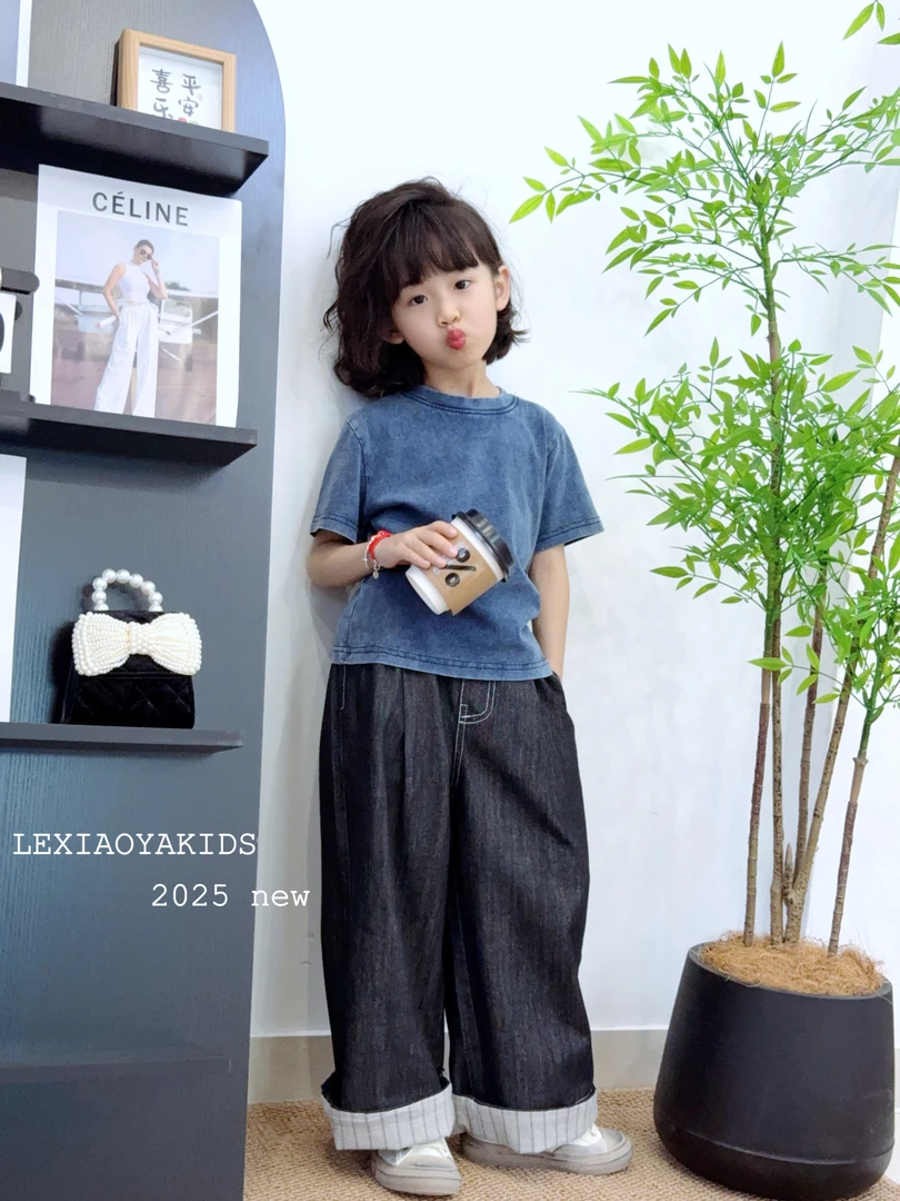 2025韩版自搭上衣牛仔裤