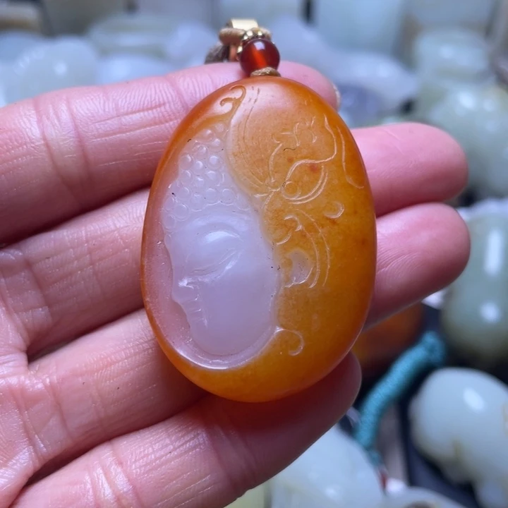 和田玉挂件未镶嵌