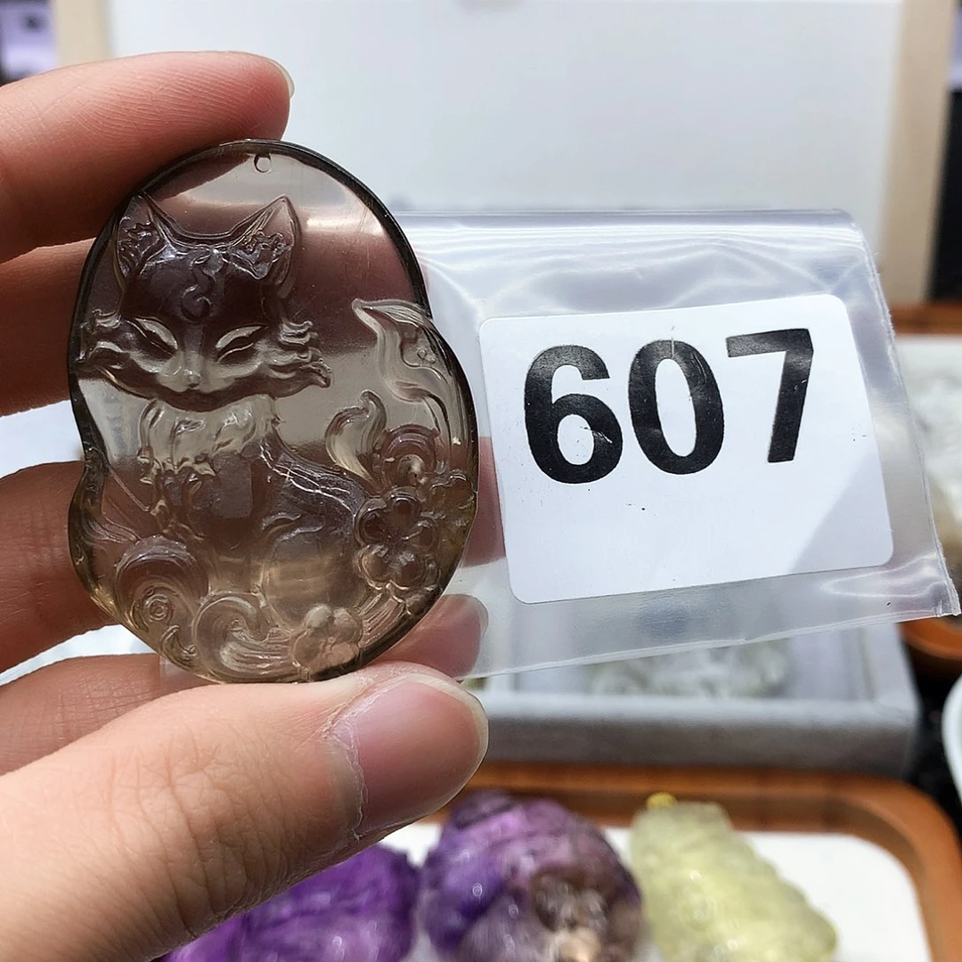水晶颈饰未镶嵌挂件