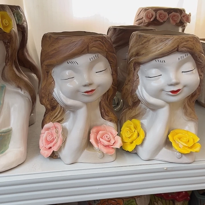 粗陶材质多肉花盆