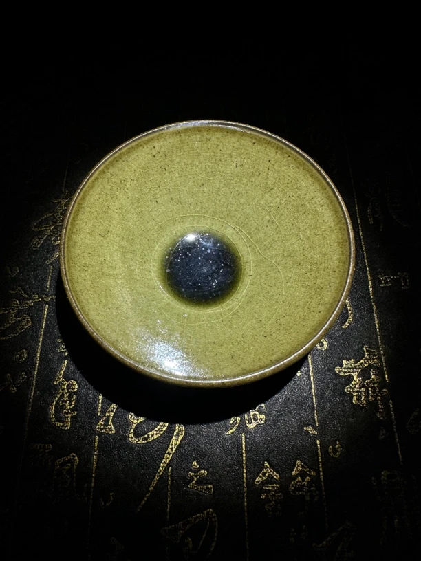 柴烧建盏窑宝：玉脂·蓼冷汁 灯盏
