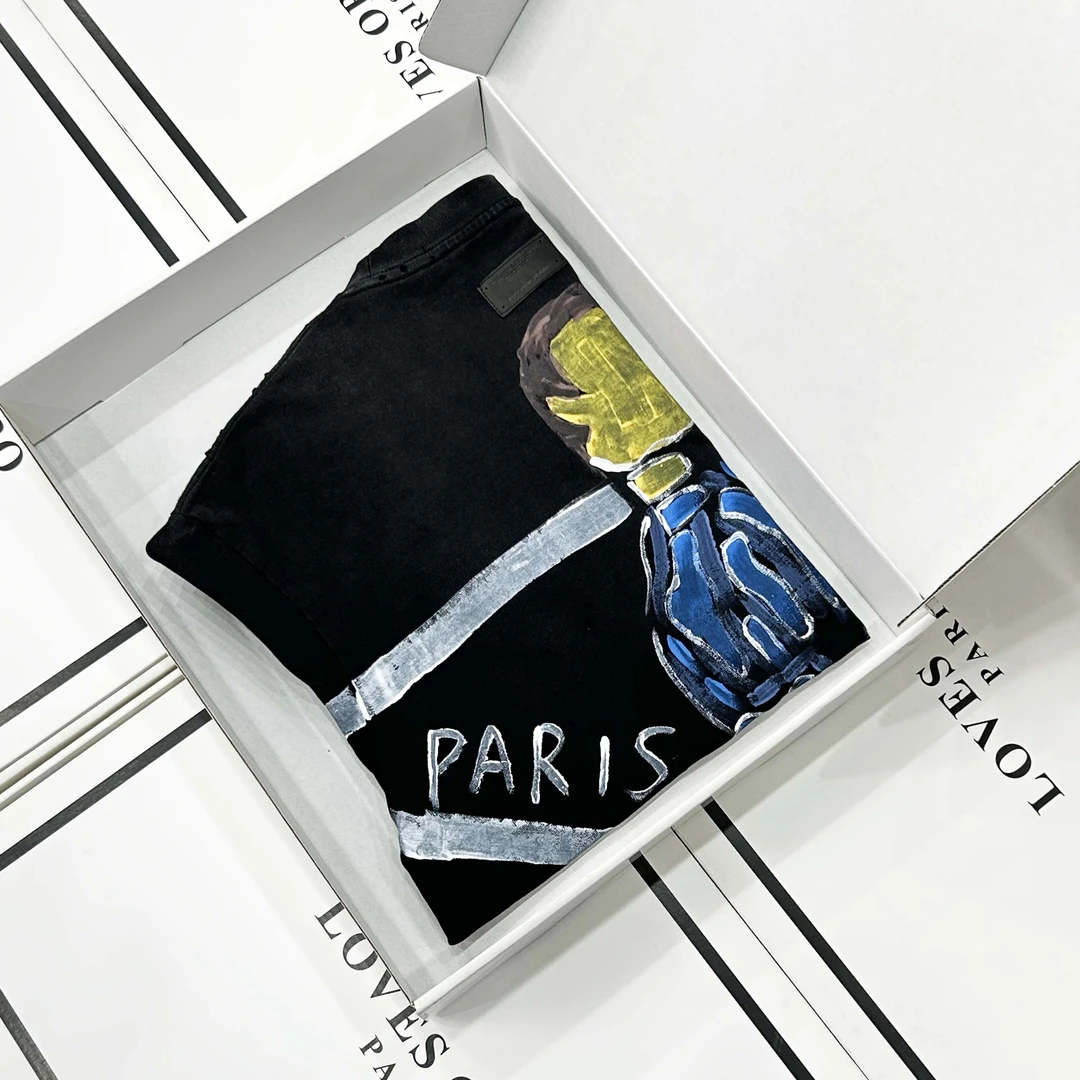 NNAO【倒三角】重磅洗水短袖潮牌圆领男女同款时尚百搭T恤【K4027】