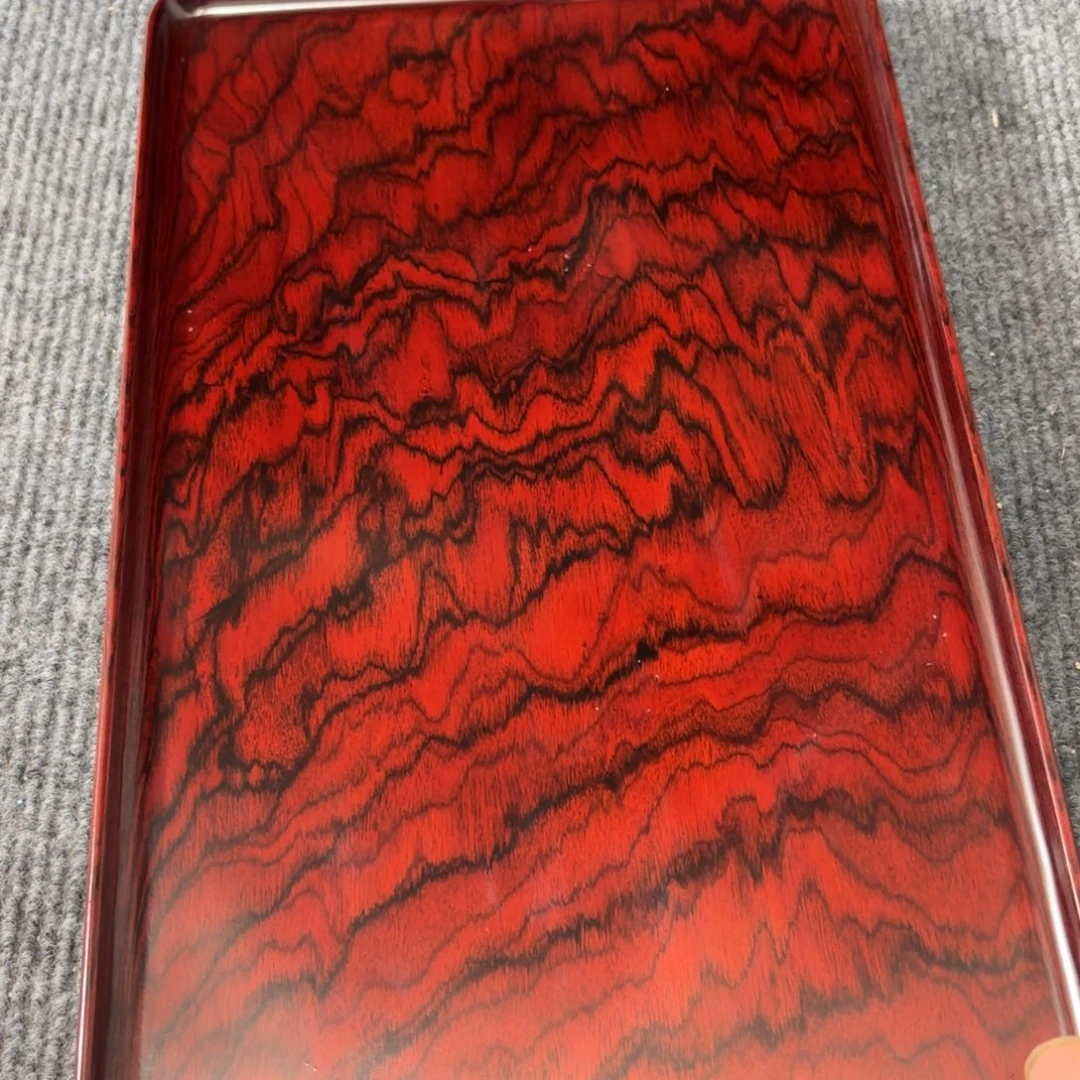 木红酸枝独板托盘