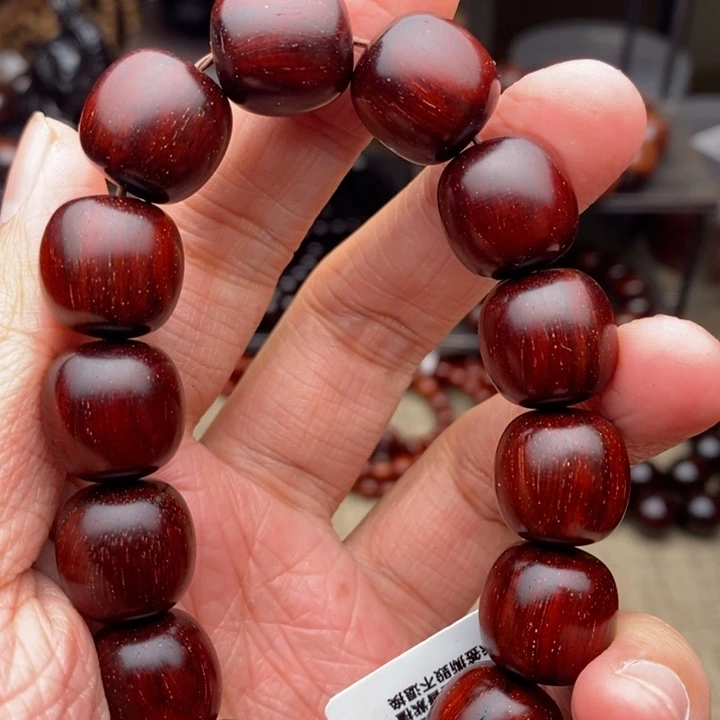 檀香紫檀（小叶紫檀）手串/手链15老形带多金星