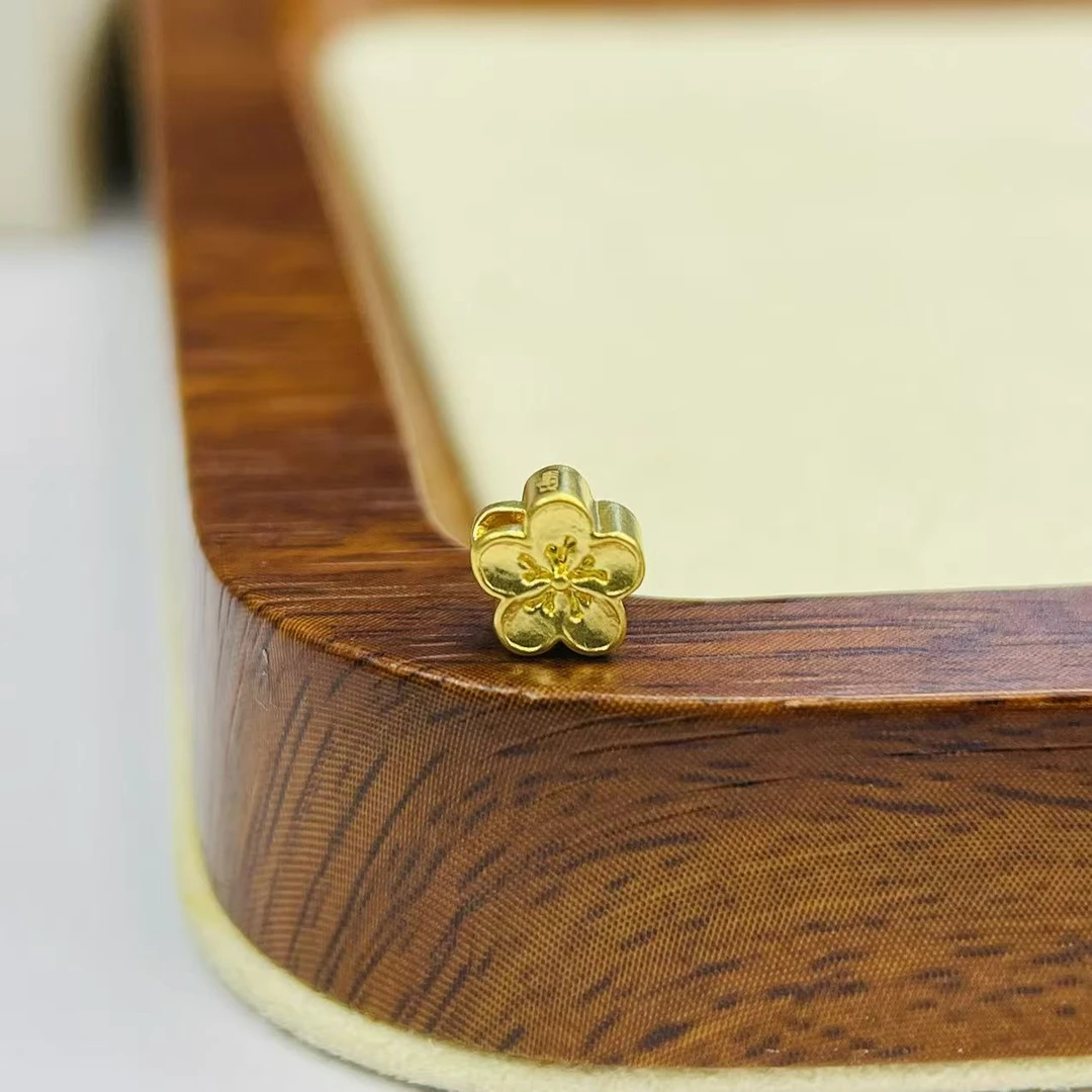 吴芳芳黄金足金999--6mm桃花DP0011-0100