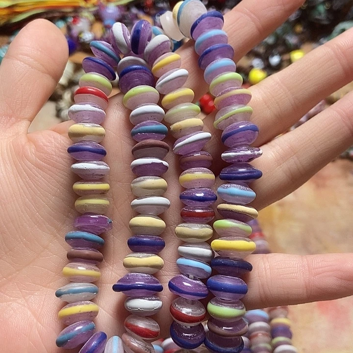 颈饰玻璃福利链子一条002