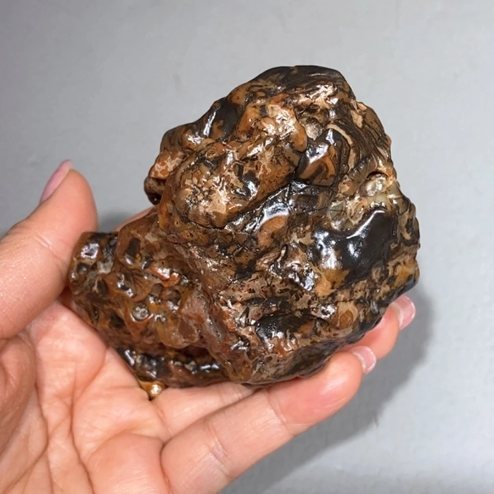 玛瑙/玉髓车挂合金石****缘35