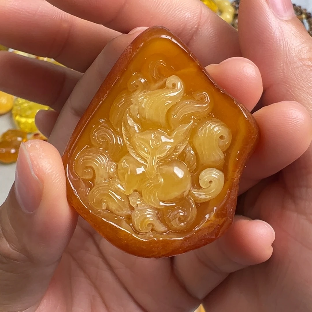 蜜蜡未镶嵌裸石蜜蜡