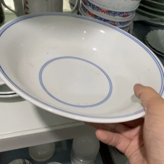 瓷片陶瓷陶瓷10英寸深窝落渣