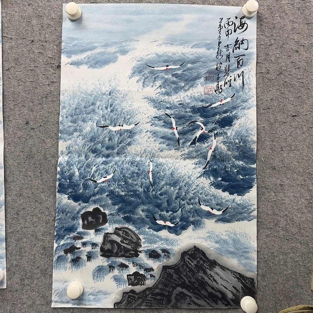 书法书法作品多次参加